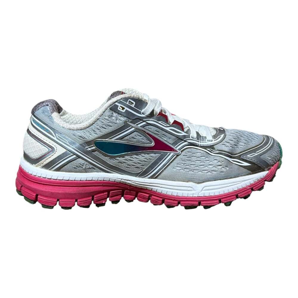 Brooks Ghost 8 Running Shoes Silver Pink